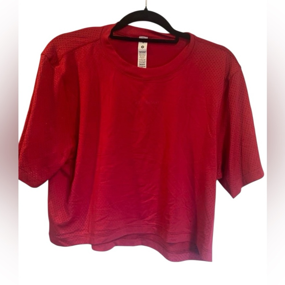 55.NWT Lululemon swiftly high low cropped short sleeve PINK DRAGONFRUIT Size: 10